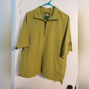 Tommy Bahama Challenge Jacket Mens 1/4 zip Pullover Windbreaker Sz S Green